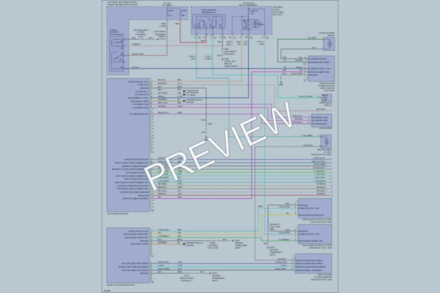 2006 Jeep Commander Air Conditioning wiring diagram preview