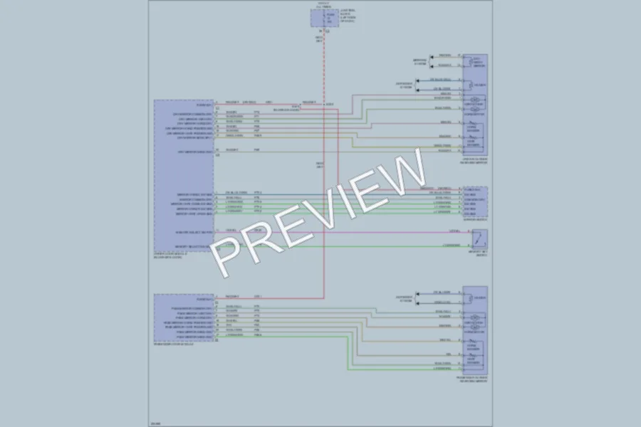 2006 Jeep Commander Memory Systems wiring diagram preview