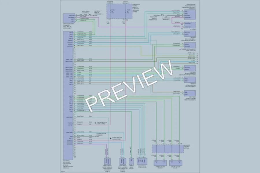 2006 Jeep Commander Supplemental Restraints wiring diagram preview