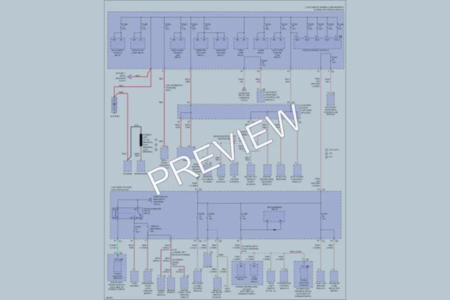2006 Jeep GrandCherokee Power Distribution wiring diagram preview