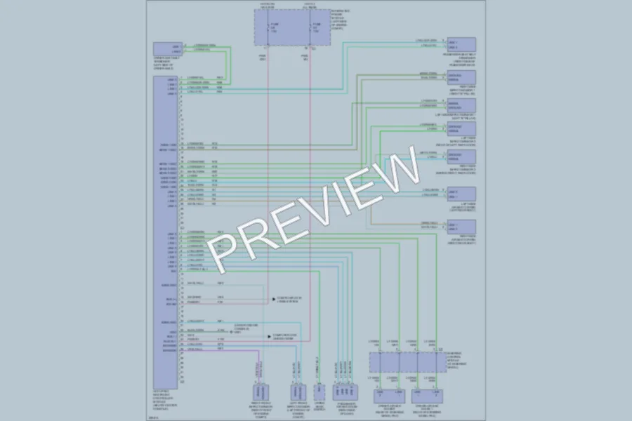 2006 Jeep GrandCherokee Supplemental Restraints wiring diagram preview