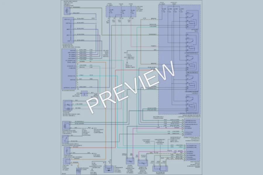 2006 Jeep Liberty Air Conditioning wiring diagram preview