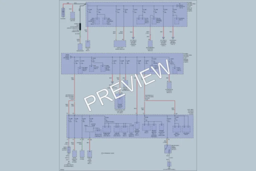 2006 Jeep Liberty Power Distribution wiring diagram preview