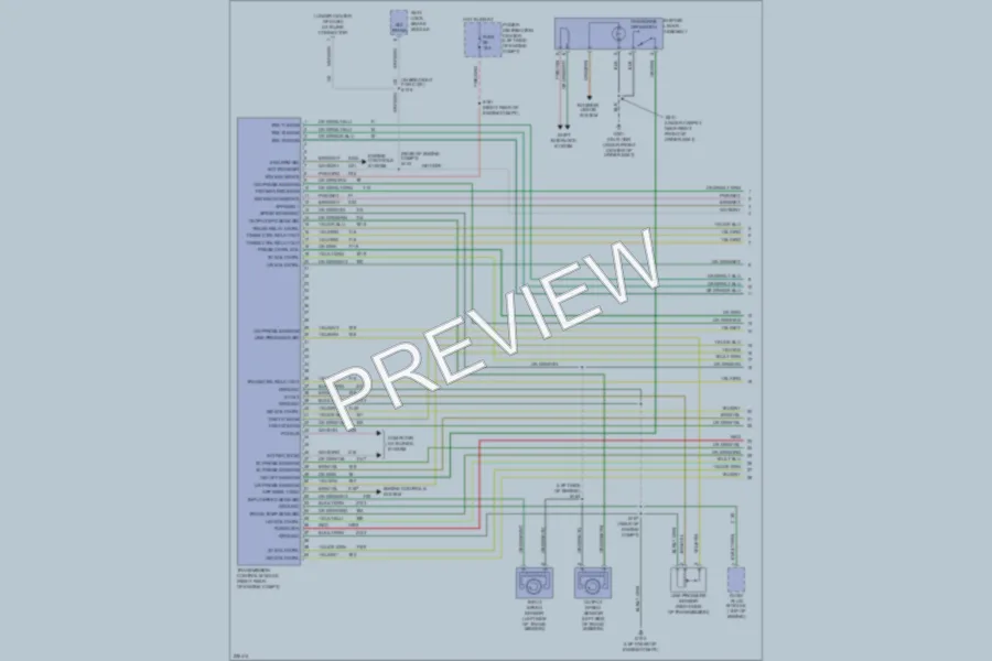 2006 Jeep Liberty Transmission wiring diagram preview