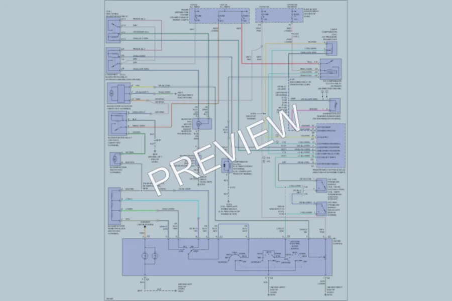 2006 Jeep Wrangler Air Conditioning wiring diagram preview
