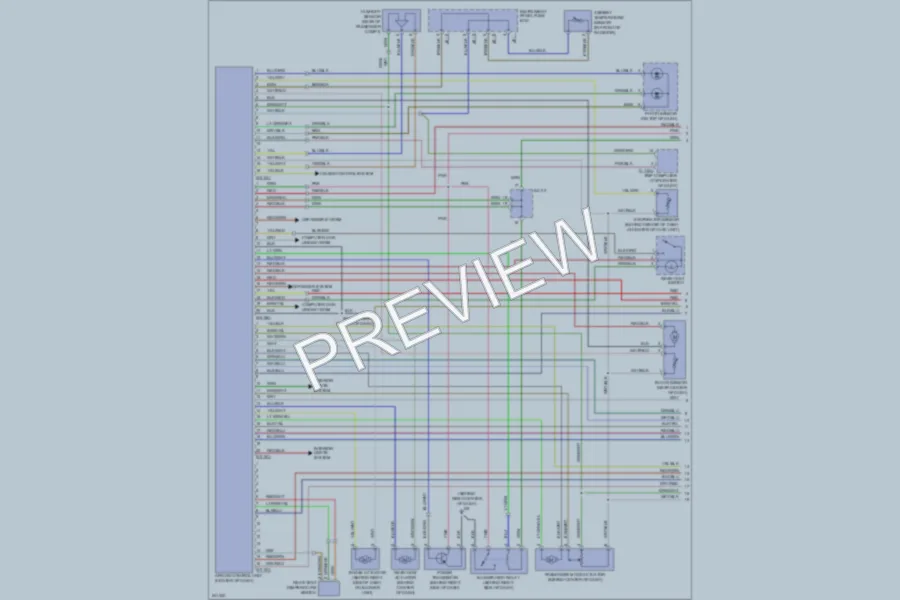 2006 Kia Amanti Air Conditioning wiring diagram preview