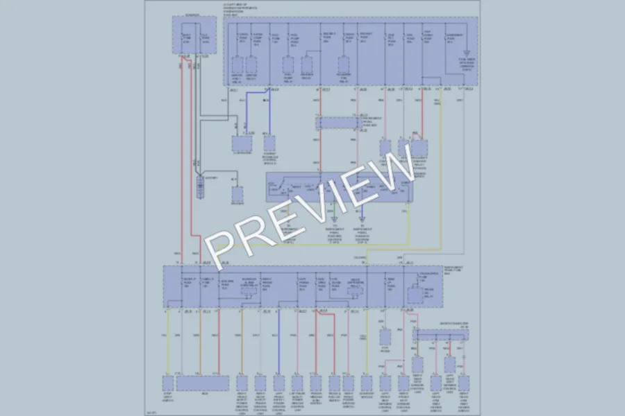 2006 Kia Amanti Power Distribution wiring diagram preview
