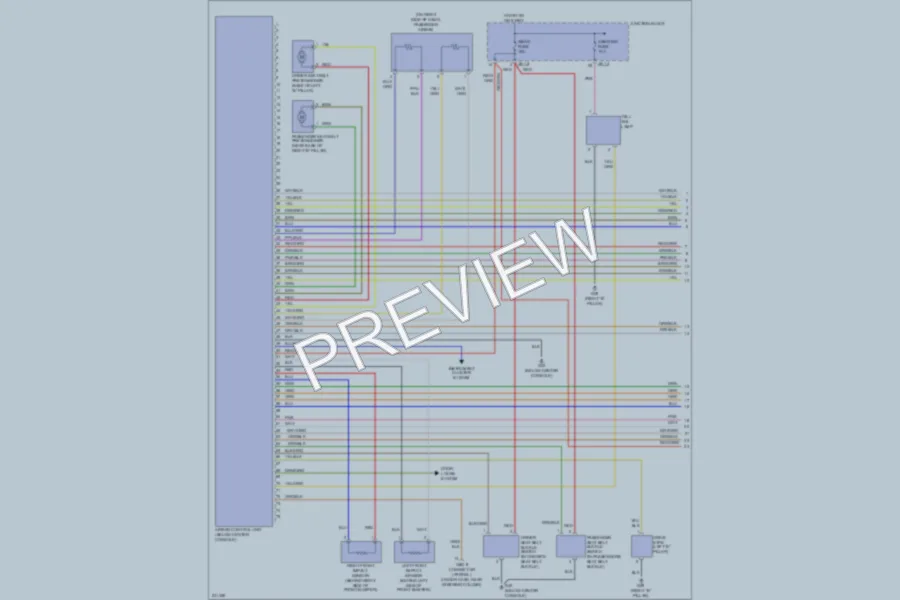 2006 Kia Amanti Supplemental Restraints wiring diagram preview
