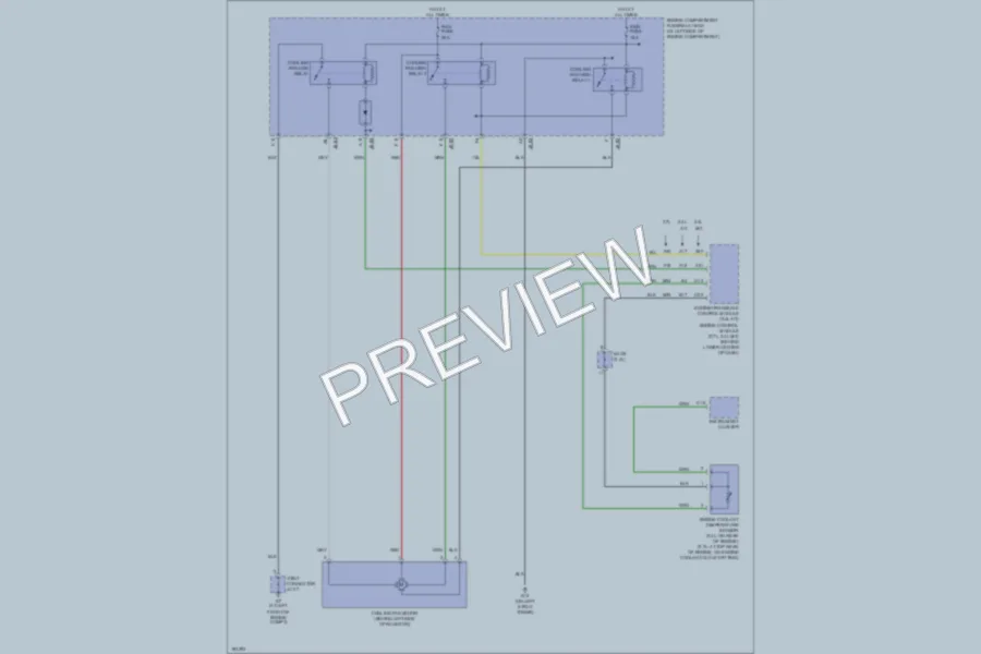 2006 Kia Optima Cooling Fan wiring diagram preview