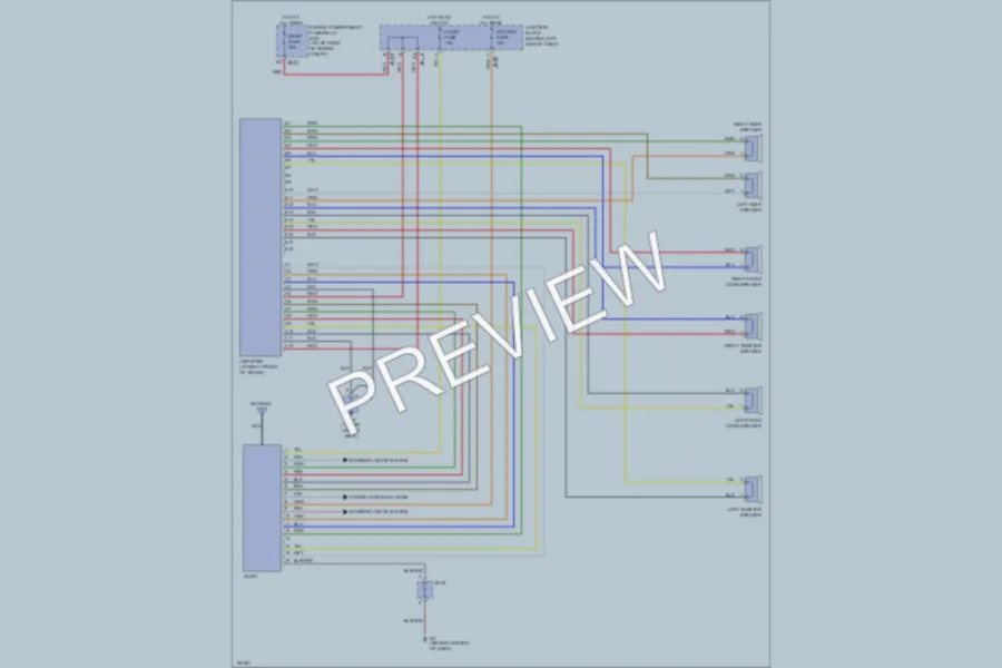 2006 Kia Optima Radio wiring diagram preview