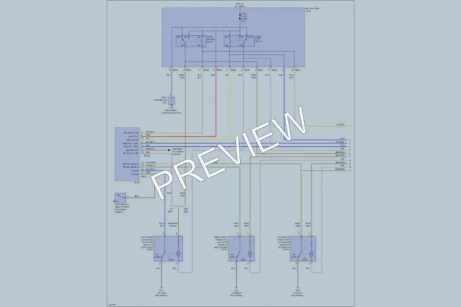 2006 Kia Rio5 Anti Theft wiring diagram preview