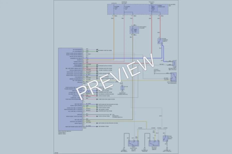2006 Kia Rio5 Body Control Modules wiring diagram preview