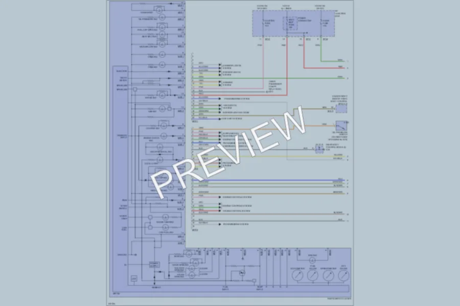 2006 Kia Rio5 Instrument Cluster wiring diagram preview