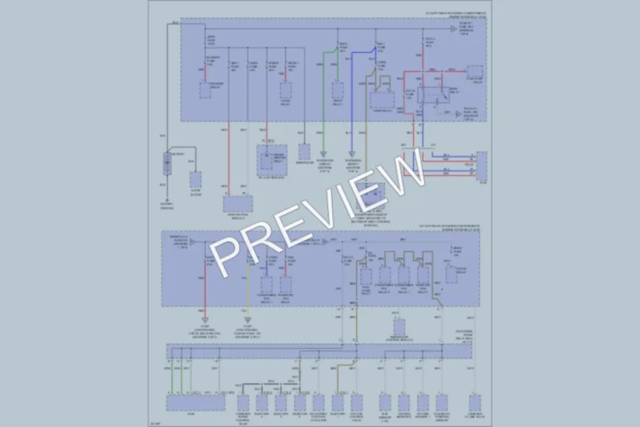 2006 Kia Rio5 Power Distribution wiring diagram preview