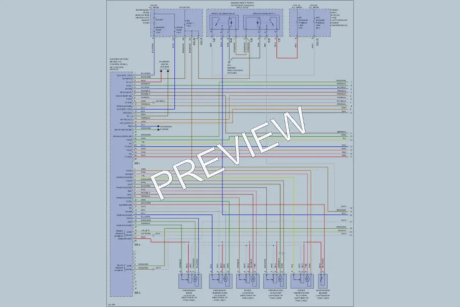 2006 Kia Sedona Air Conditioning wiring diagram preview