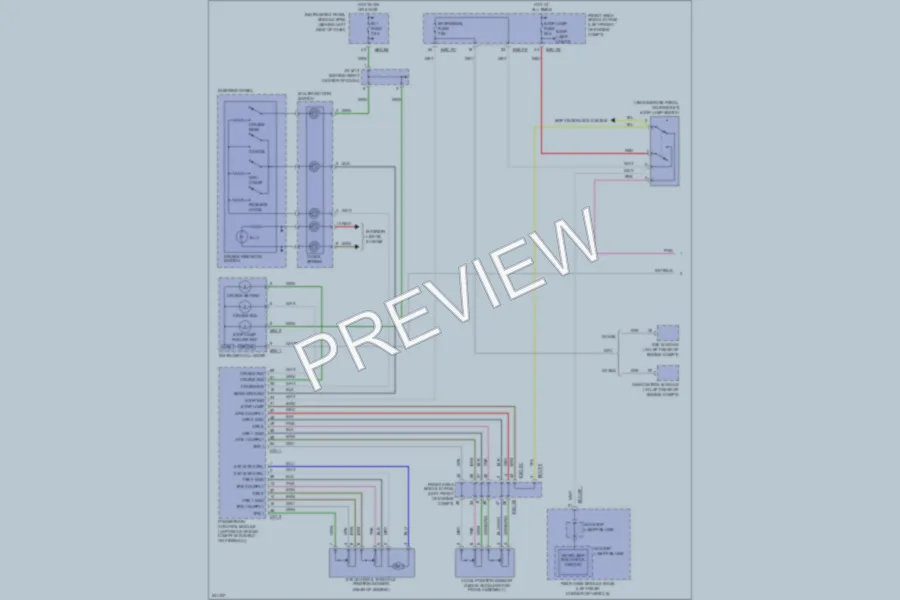 2006 Kia Sedona Cruise Control wiring diagram preview