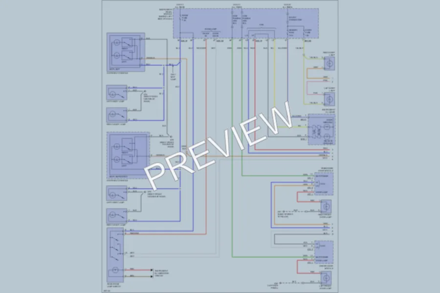 2006 Kia Sedona Interior Lights wiring diagram preview