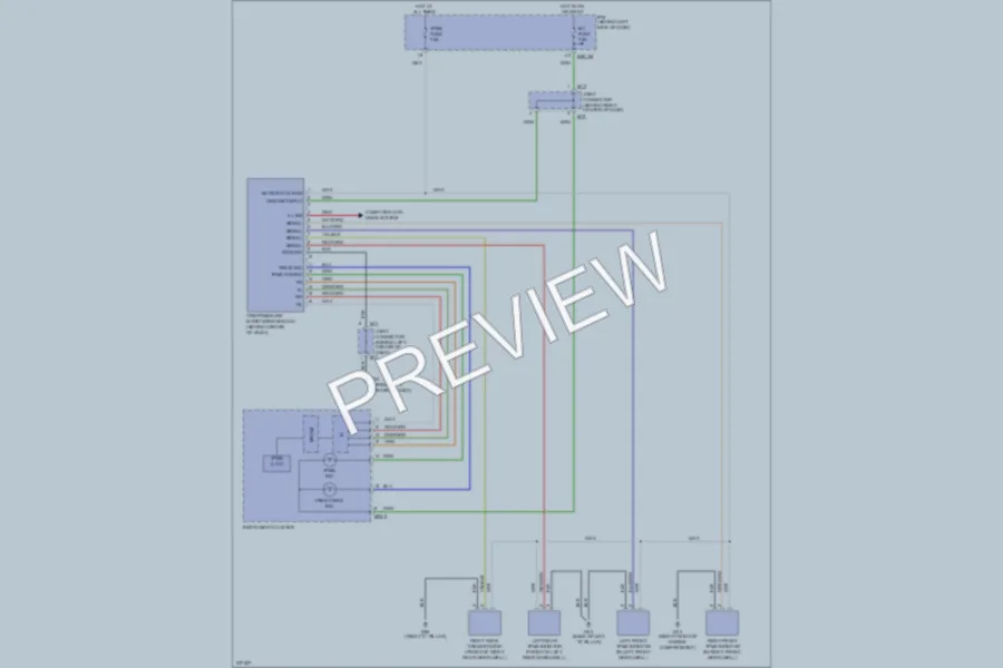 2006 Kia Sedona Warning Systems wiring diagram preview