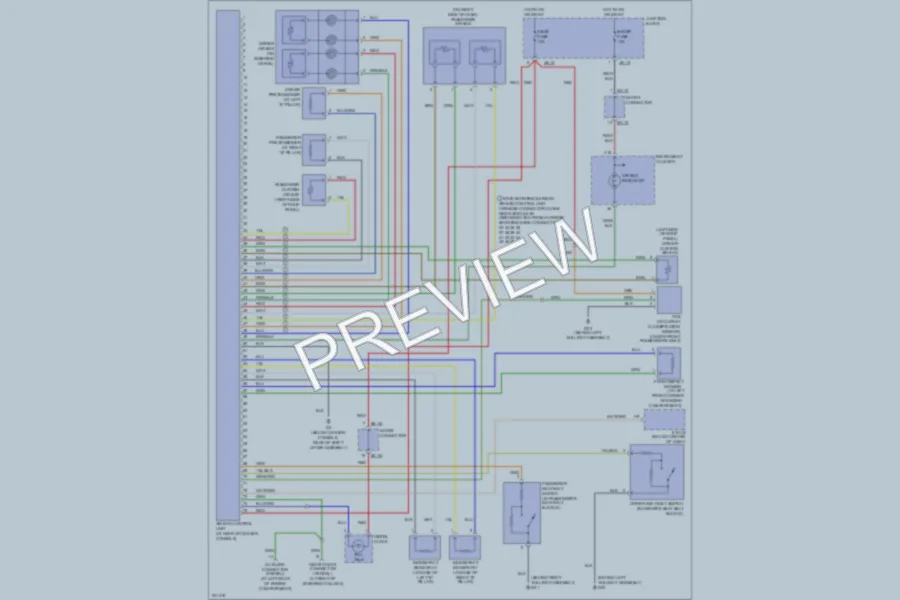 2006 Kia Sorento Supplemental Restraints wiring diagram preview