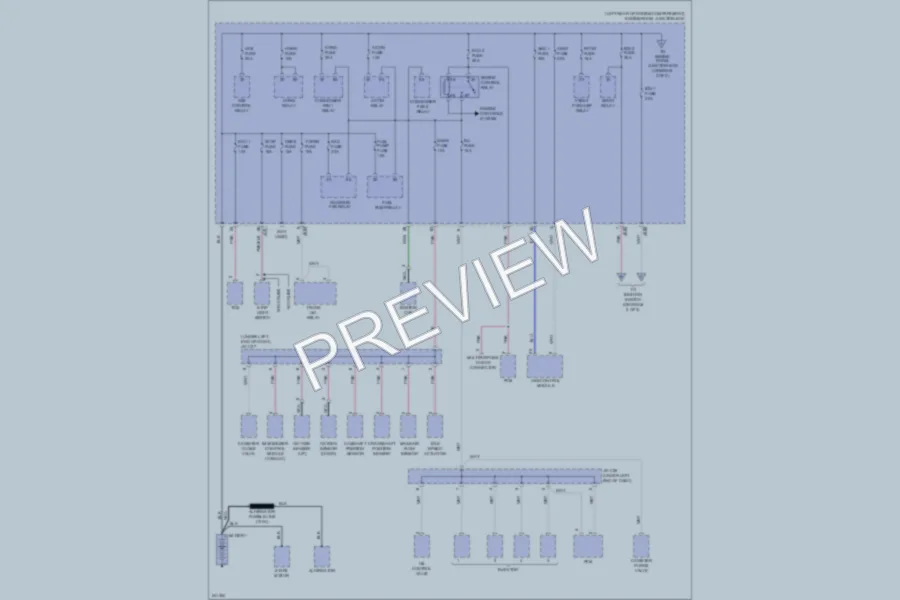 2006 Kia Spectra5 Power Distribution wiring diagram preview