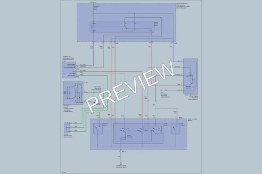 2006 Kia Spectra5 Wiper Washer wiring diagram preview