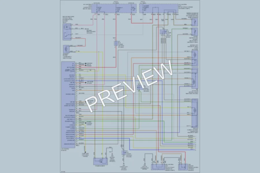 2006 Kia Sportage Air Conditioning wiring diagram preview