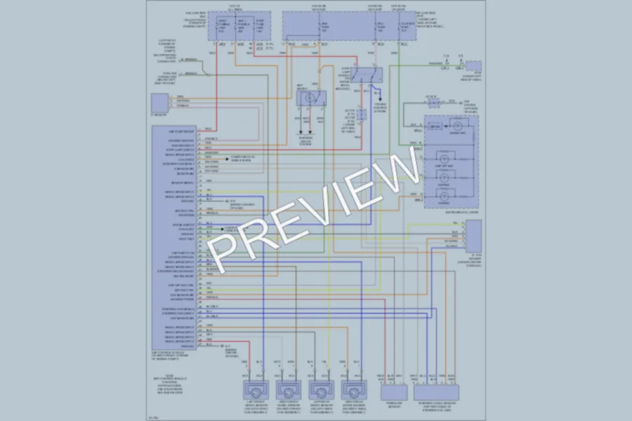 2006 Kia Sportage Anti Lock Brakes wiring diagram preview
