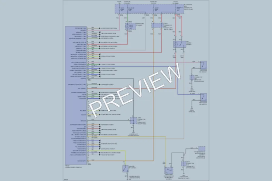 2006 Kia Sportage Body Control Modules wiring diagram preview