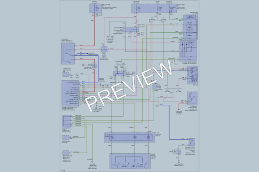 2006 Kia Sportage Cruise Control wiring diagram preview