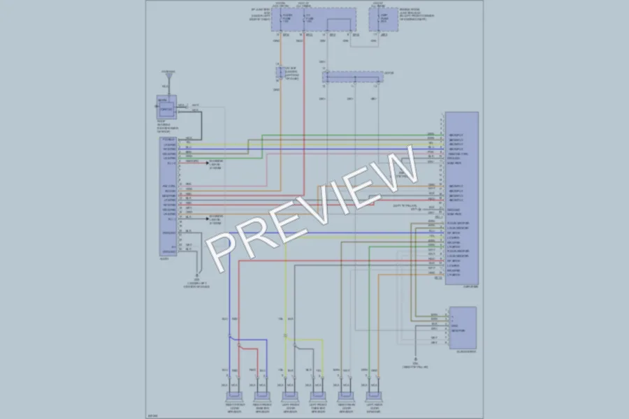 2006 Kia Sportage Radio wiring diagram preview