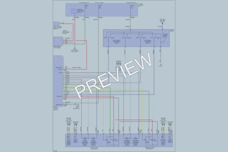 2006 LandRover LR3 Memory Systems wiring diagram preview