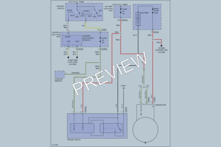 2006 LandRover LR3 Starting Charging wiring diagram preview