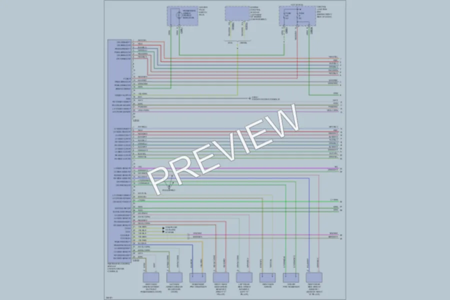 2006 LandRover LR3 Supplemental Restraints wiring diagram preview