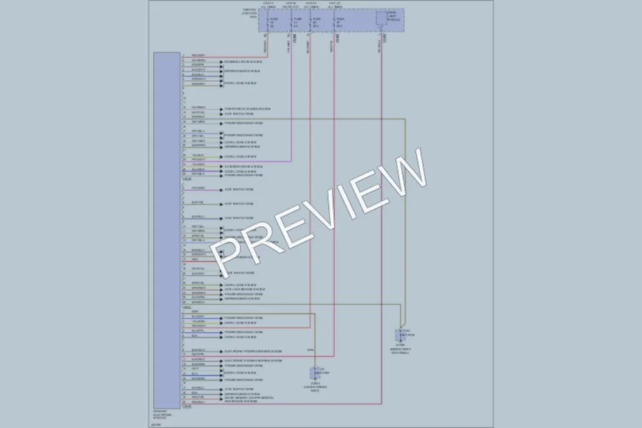 2006 LandRover RangeRover Body Control Modules wiring diagram preview