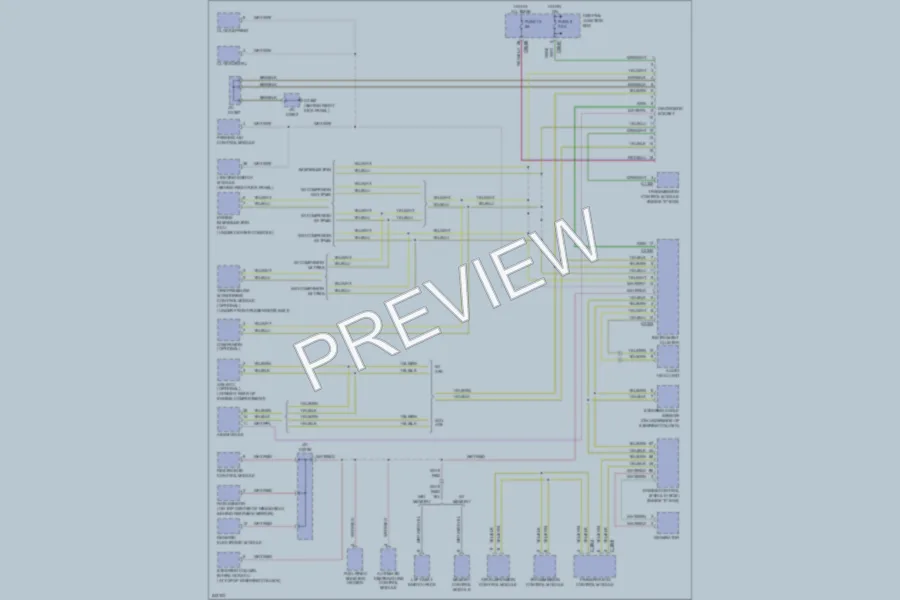 2006 LandRover RangeRover Computer Data Lines wiring diagram preview