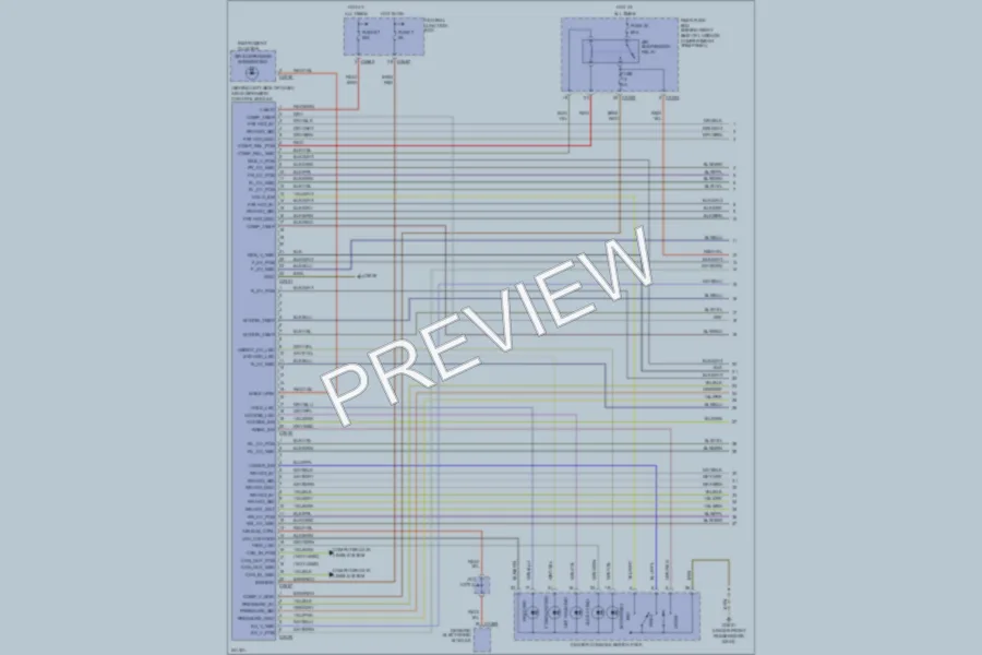 2006 LandRover RangeRover Electronic Suspension wiring diagram preview