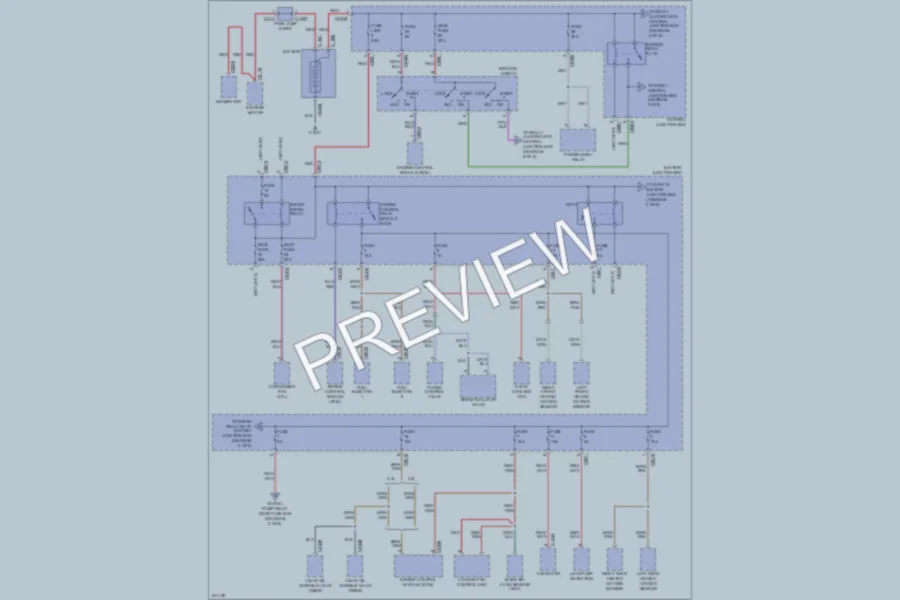 2006 LandRover RangeRover Power Distribution wiring diagram preview