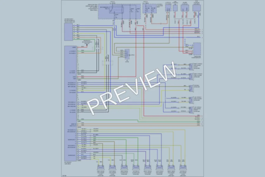 2006 LandRover RangeRover Radio wiring diagram preview
