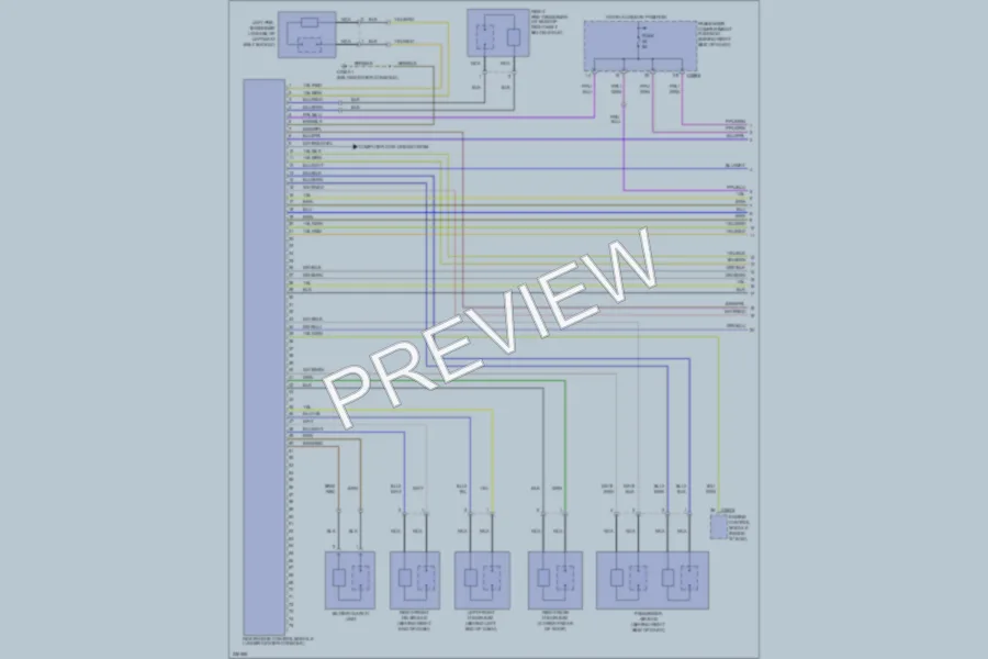 2006 LandRover RangeRover Supplemental Restraints wiring diagram preview