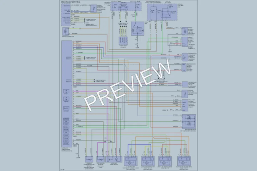 2006 LandRover RangeRoverSport Air Conditioning wiring diagram preview