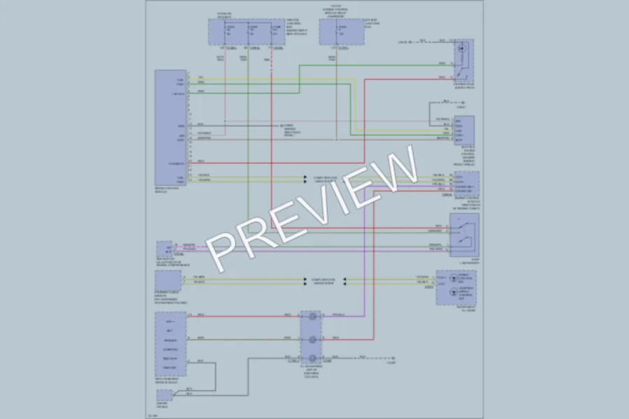 2006 LandRover RangeRoverSport Cruise Control wiring diagram preview