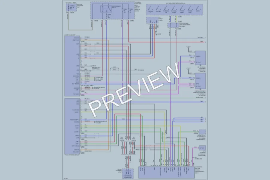 2006 LandRover RangeRoverSport Navigation wiring diagram preview