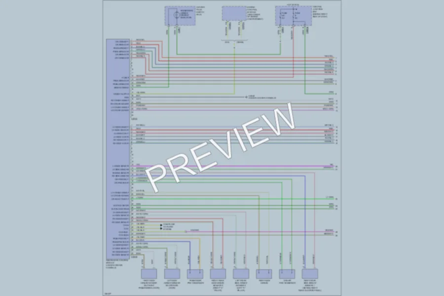 2006 LandRover RangeRoverSport Supplemental Restraints wiring diagram preview