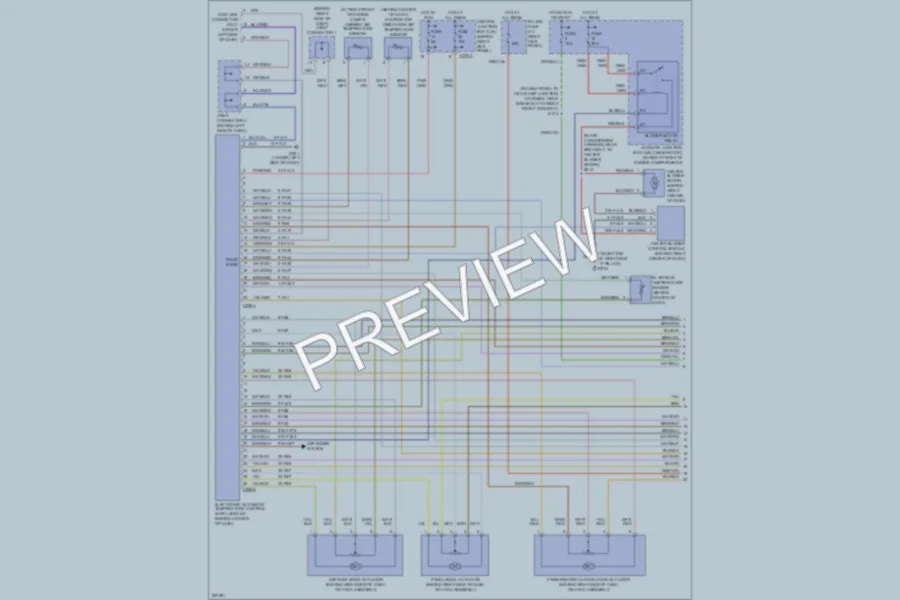 2006 Lincoln LS Air Conditioning wiring diagram preview