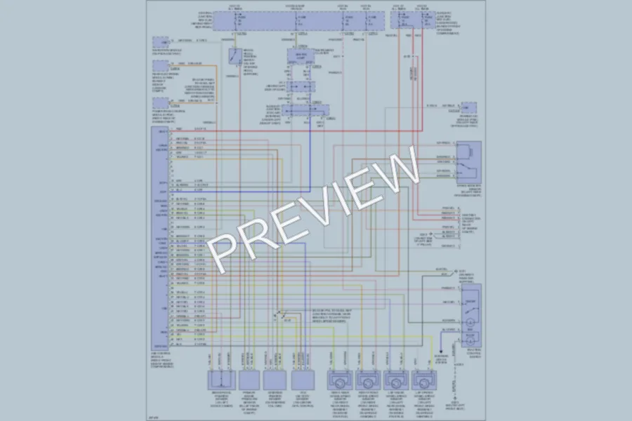 2006 Lincoln LS Anti Lock Brakes wiring diagram preview