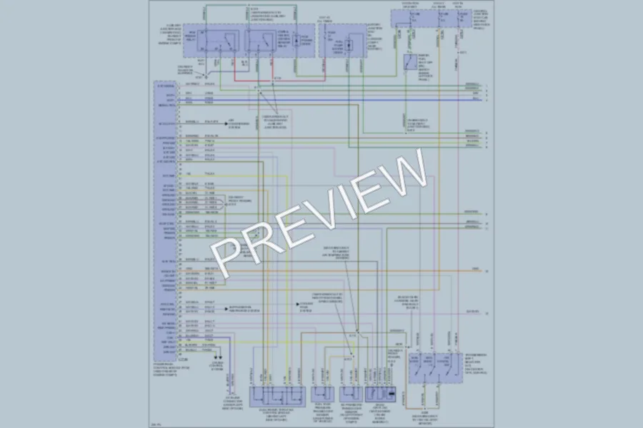 2006 Lincoln LS Engine Performance wiring diagram preview