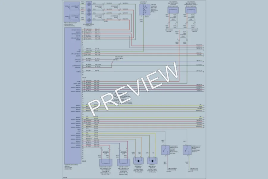 2006 Lincoln LS Supplemental Restraints wiring diagram preview