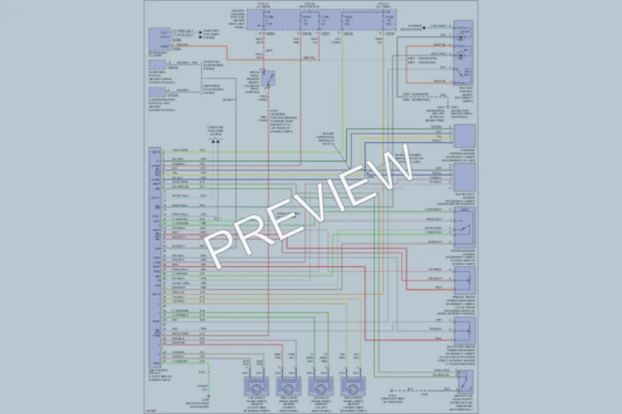 2006 Lincoln Navigator Anti Lock Brakes wiring diagram preview