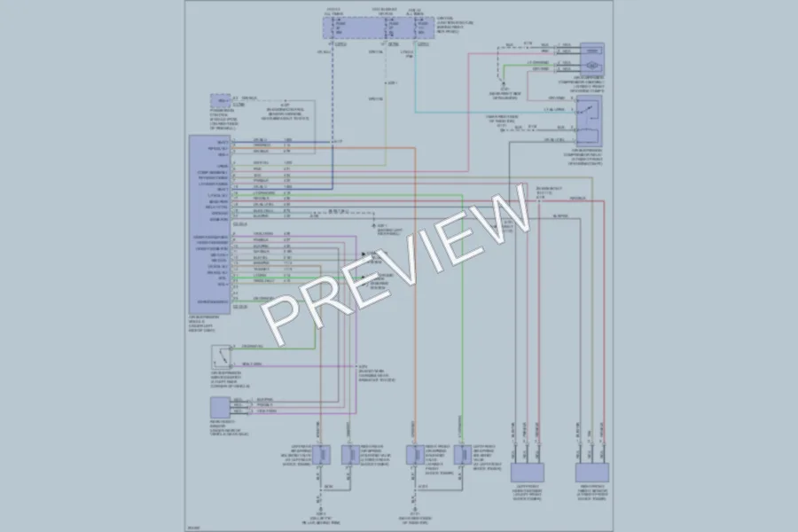 2006 Lincoln Navigator Electronic Suspension wiring diagram preview
