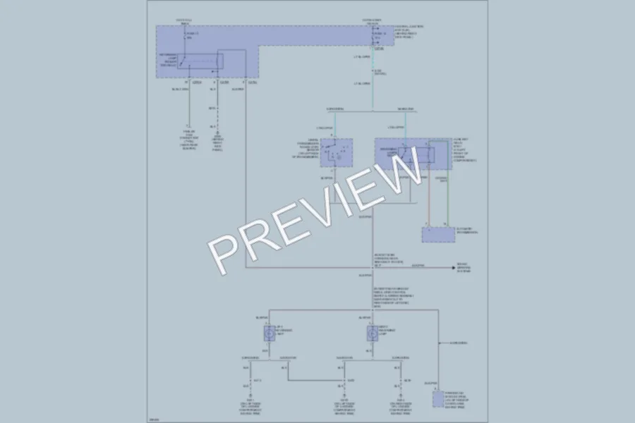2006 Lincoln Navigator Exterior Lights wiring diagram preview